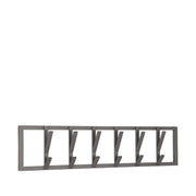 Kapstok Frame Burned Steel Metaal XL 95x9x22 cm-Kapstokken-LABEL51