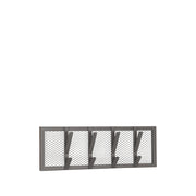 Kapstok Gruff Burned Steel Metaal M 70x9x22 cm-Kapstokken-LABEL51