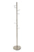 Kapstok Hooked Satin Nickel Metaal Zilver Ø31x172 cm-Kapstokken-Creating Home