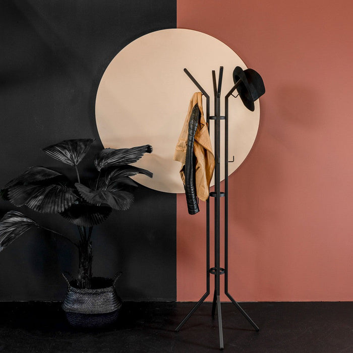 Kapstok JAIMY Vrijstaand Zwart Spinder Design-Kapstokken-Spinder