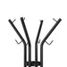 Kapstok JESSY Zwart 40x40x170cm Spinder Design GV070-22-Kapstokken-Spinder
