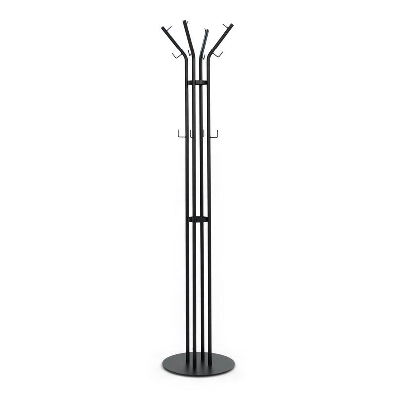 Kapstok JESSY Zwart 40x40x170cm Spinder Design GV070-22-Kapstokken-Spinder