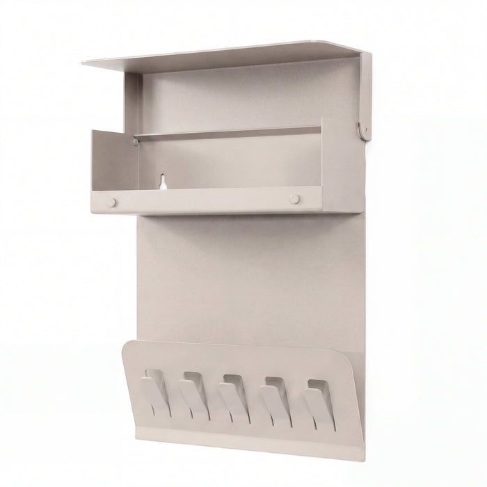 Kapstok KEEPER Silky Taupe 29x8.5x33.5cm Spinder Design-Kapstokken-Spinder