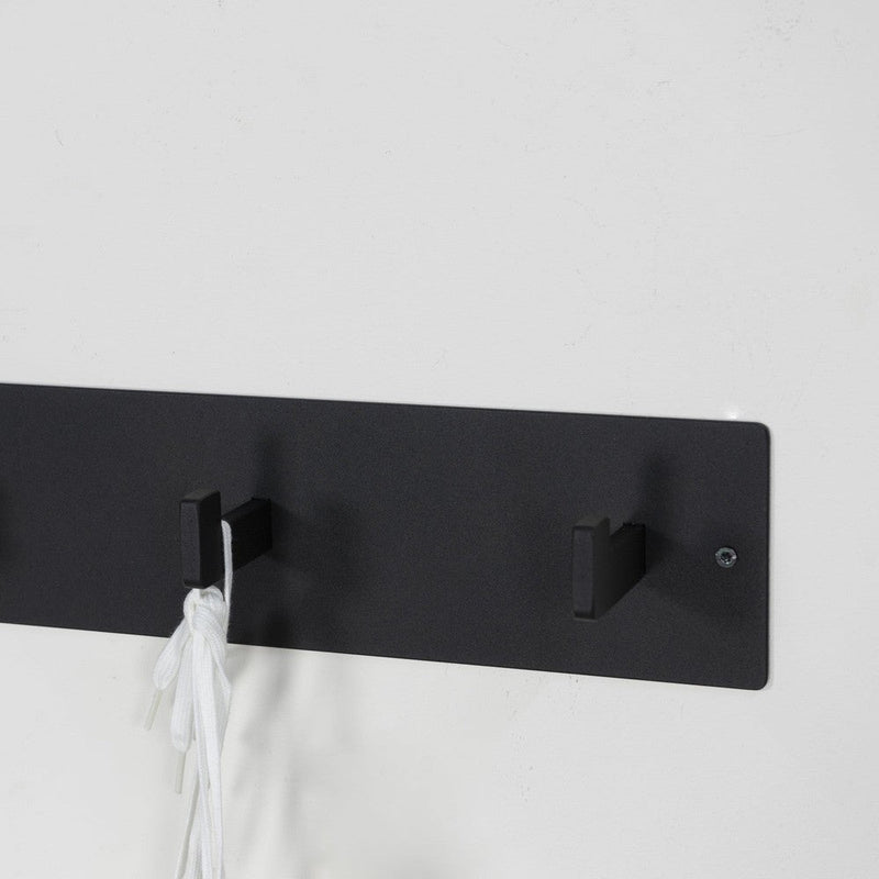 Kapstok LEATHERMAN 3 Zwart 50x7x10cm Spinder Design-Kapstokken-Spinder