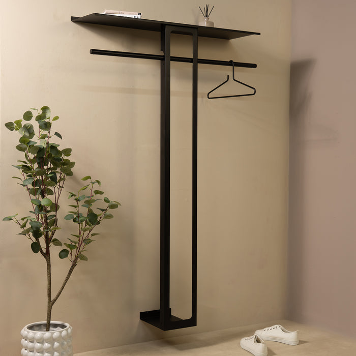 Kapstok LUNO LARGE 100 Zwart 100x30x160cm Spinder Design-Kapstokken-Spinder