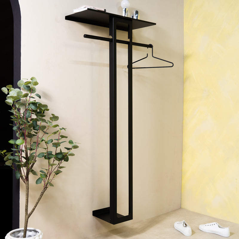 Kapstok LUNO LARGE 70 Zwart 70x30x160cm Spinder Design-Kapstokken-Spinder