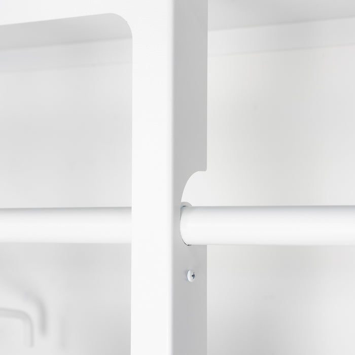 Kapstok LUNO SMALL 100 Wit 100x30x35.5cm Spinder Design-Kapstokken-Spinder