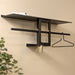 Kapstok LUNO SMALL 100 Zwart 100x30x35.5cm Spinder Design-Kapstokken-Spinder