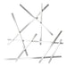 Kapstok MATCHES RVS 79x10x79cm Spinder Design-Kapstokken-Spinder