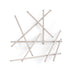 Kapstok MATCHES Silky Taupe 79x10x79cm Spinder Design-Kapstokken-Spinder