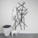 Kapstok MATCHES Zwart 100x15x184cm Spinder Design-Kapstokken-Spinder