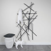 Kapstok MATCHES Zwart 100x15x184cm Spinder Design-Kapstokken-Spinder