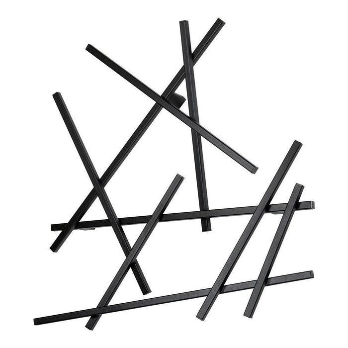 Kapstok MATCHES Zwart 79x10x79cm Spinder Design-Kapstokken-Spinder