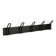 Kapstok MILES 5 Zwart 70x7x14cm Spinder Design-Kapstokken-Spinder