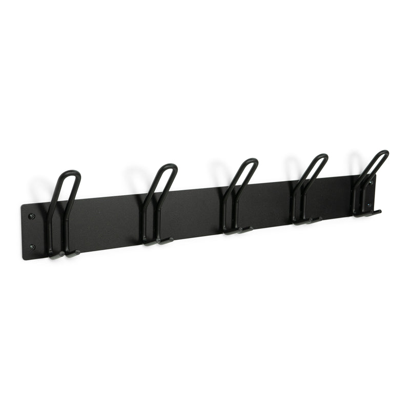 Kapstok MILES 5 Zwart 70x7x14cm Spinder Design-Kapstokken-Spinder