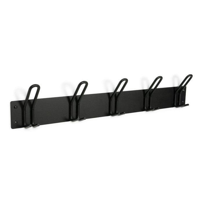 Kapstok MILES 5 Zwart 70x7x14cm Spinder Design-Kapstokken-Spinder