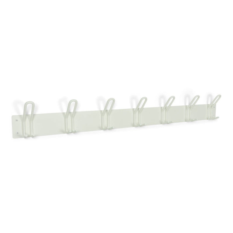 Kapstok MILES 7 Wit 100x7x14cm Spinder Design-Kapstokken-Spinder