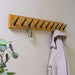 Kapstok NUB 10 Naturel Zwart 100x7x10cm Spinder Design-Kapstokken-Spinder