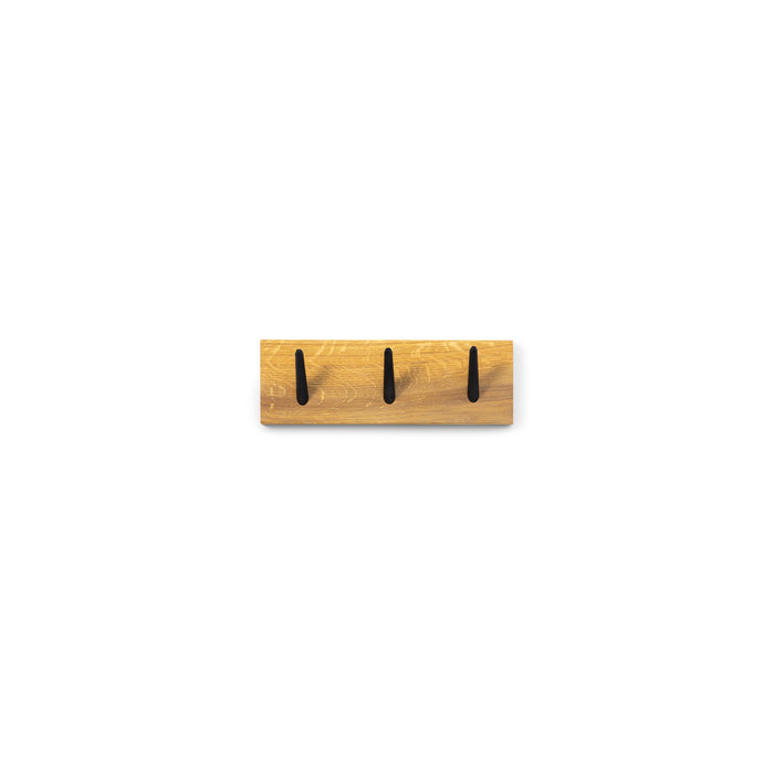 Kapstok NUB 3 Naturel Zwart 30x7x10cm Spinder Design-Kapstokken-Spinder