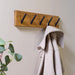 Kapstok NUB 5 Naturel Zwart 50x7x10cm Spinder Design-Kapstokken-Spinder