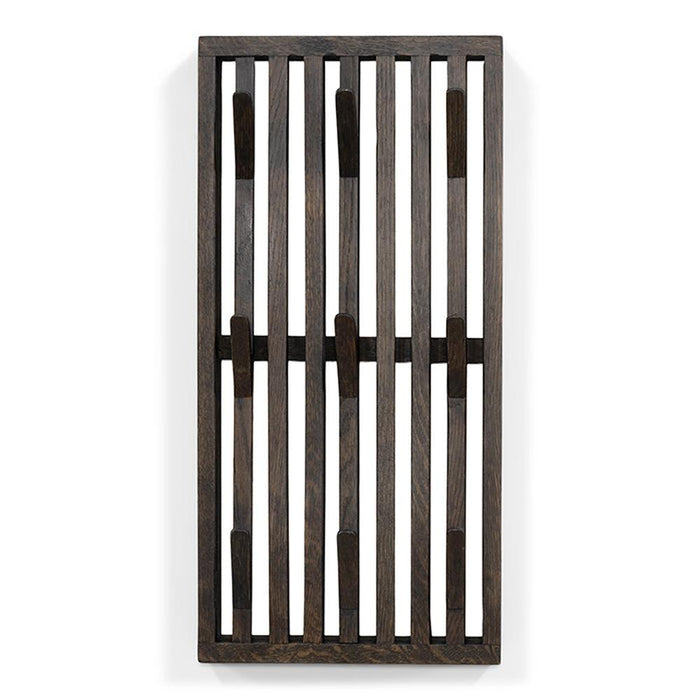 Kapstok PARCO Walnoot 24.3x1.5x50cm Spinder Design-Kapstokken-Spinder