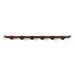 Kapstok RETRO Chocolate Brown 75x9.6x4.5cm Spinder Design-Kapstokken-Spinder