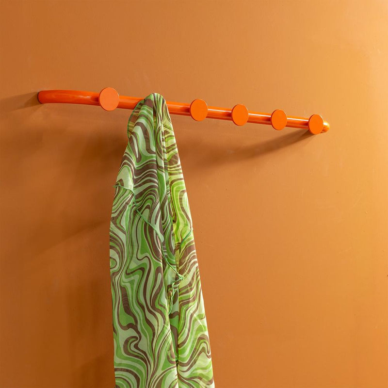 Kapstok RETRO Oranje 75x9.6x4.5cm Spinder Design-Kapstokken-Spinder