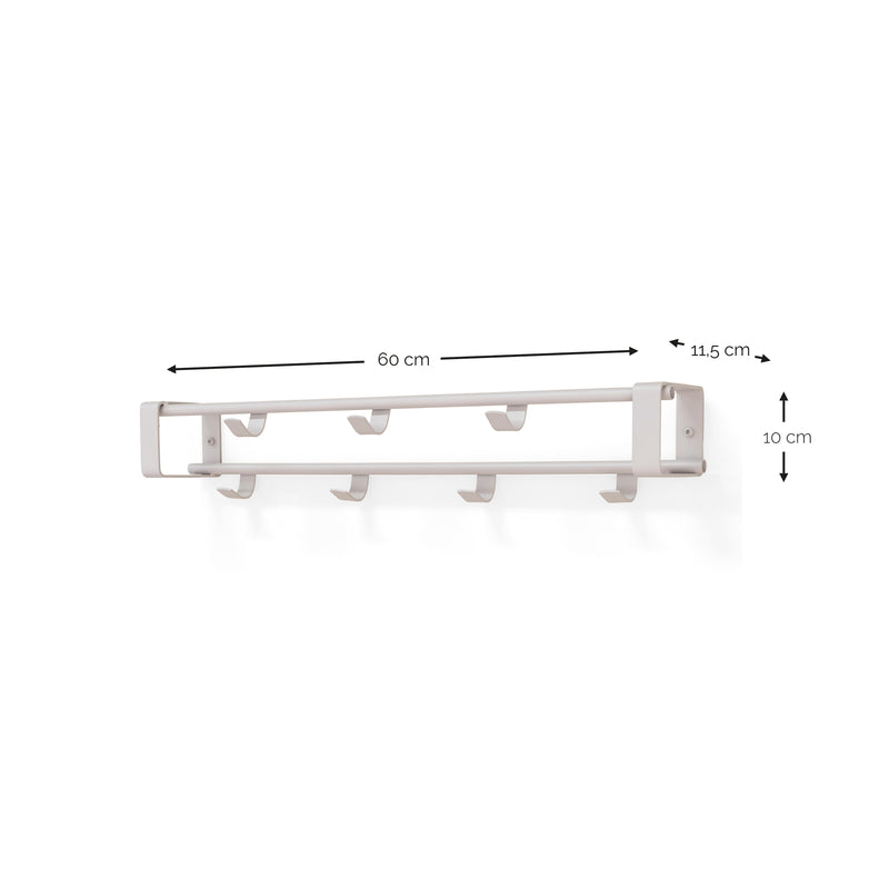 Kapstok REX 1 Silky Taupe 60x11.5x10cm Spinder Design-Kapstokken-Spinder