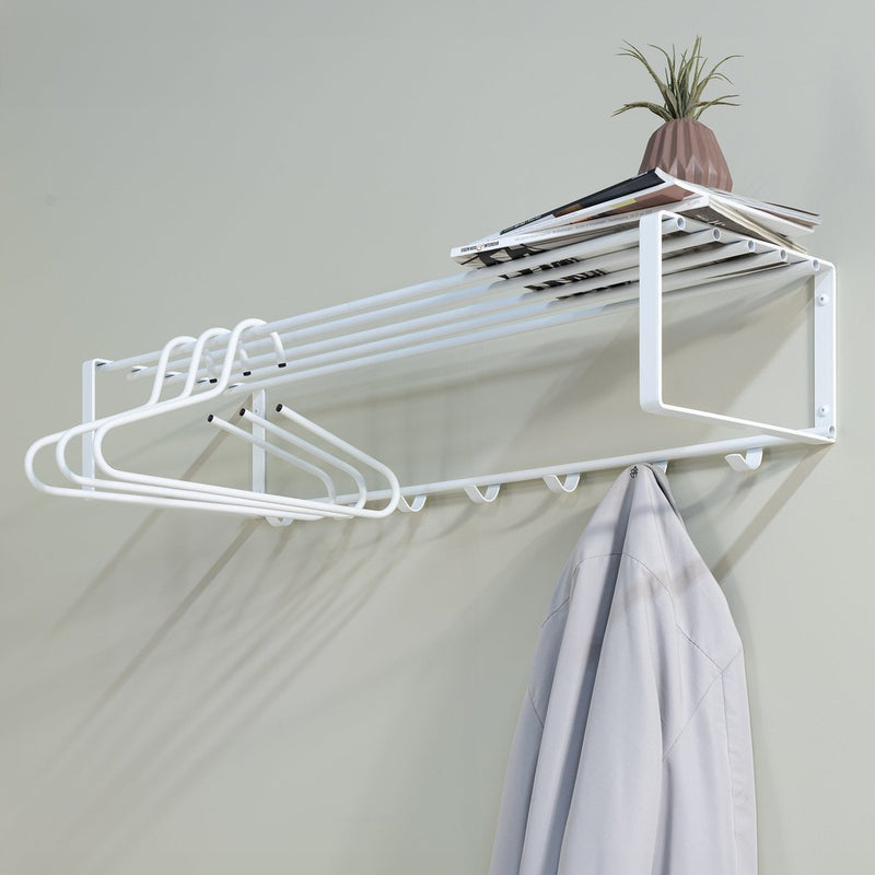 Kapstok REX 2 XL (100 cm) Wit 100x29x19cm Spinder Design-Kapstokken-Spinder