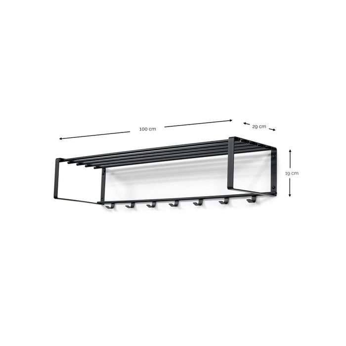 Kapstok REX 2 XL Clay Terra 100x29x19cm Spinder Design-Kapstokken-Spinder