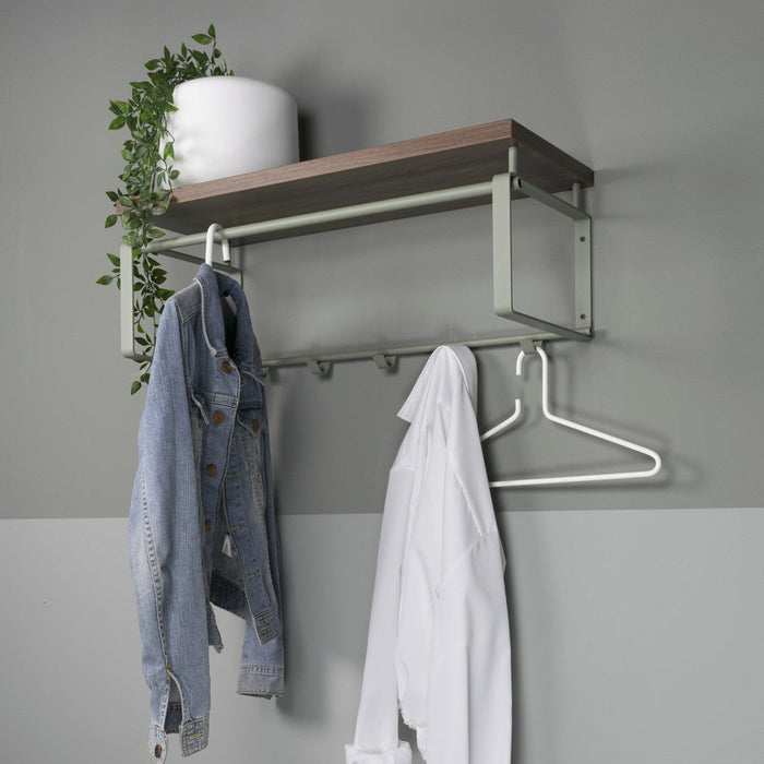 Kapstok REX 3 Dusty Green Walnut 70x29x28cm Spinder Design-Kapstokken-Spinder