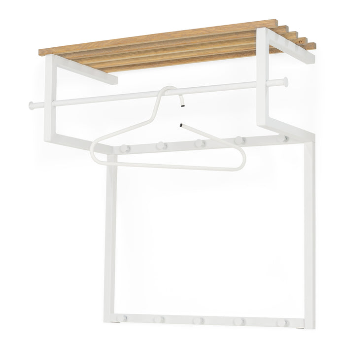 Kapstok RIZZOLI Wit Eiken 76x34x76cm Spinder Design-Kapstokken-Spinder
