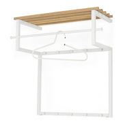 Kapstok RIZZOLI Wit Eiken 76x34x76cm Spinder Design-Kapstokken-Spinder