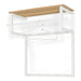 Kapstok RIZZOLI Wit Eiken 76x34x76cm Spinder Design-Kapstokken-Spinder