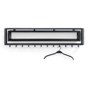 Kapstok SCHOOL 120 BLACK EDITION Zwart 118x19x29.5cm-Kapstokken-Spinder