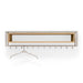 Kapstok SCHOOL 120 Silky Taupe Eiken 118x19x29.5cm Spinder Design-Kapstokken-Spinder