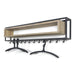 Kapstok SCHOOL 120 Zwart Eiken 118x19x29.5cm Spinder Design-Kapstokken-Spinder