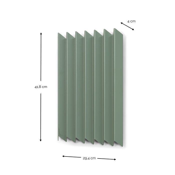 Kapstok SENSU L Dusty Green 29.4x4x41.8cm Spinder Design-Kapstokken-Spinder