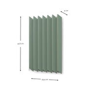 Kapstok SENSU L Dusty Green 29.4x4x41.8cm Spinder Design-Kapstokken-Spinder