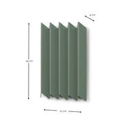 Kapstok SENSU M Dusty Green 21x4x29.5cm Spinder Design-Kapstokken-Spinder