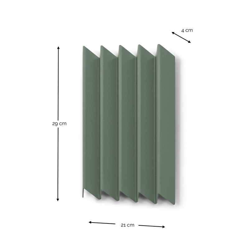 Kapstok SENSU M Dusty Green 21x4x29.5cm Spinder Design-Kapstokken-Spinder