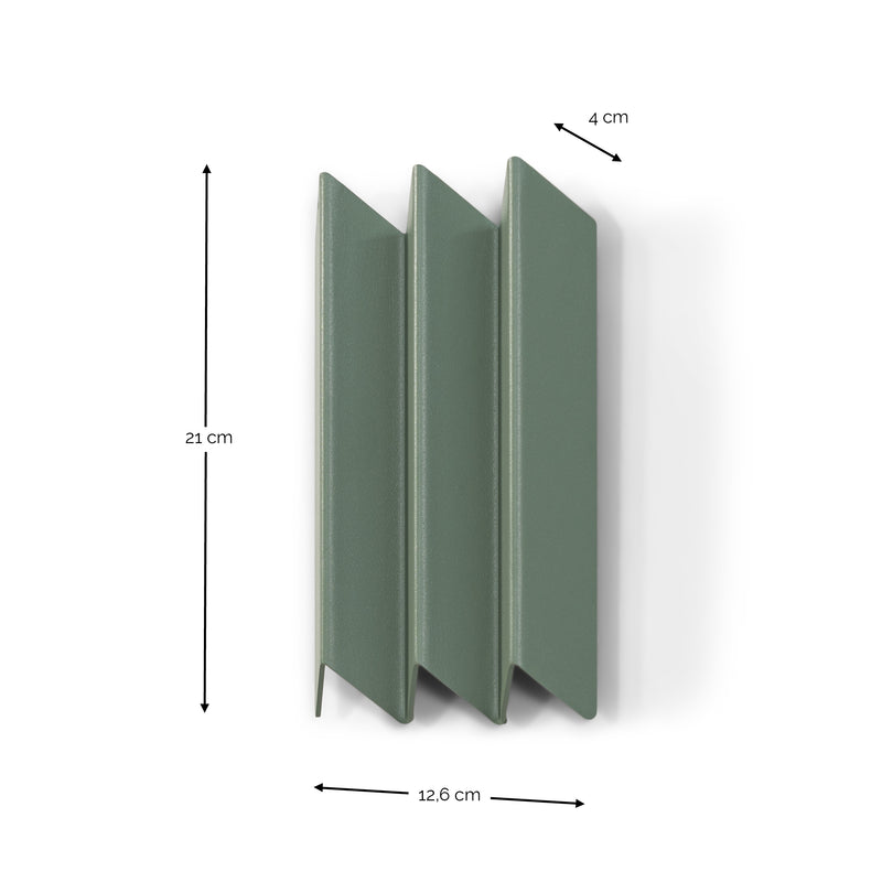 Kapstok SENSU S Dusty Green 12.6x4x21cm Spinder Design-Kapstokken-Spinder