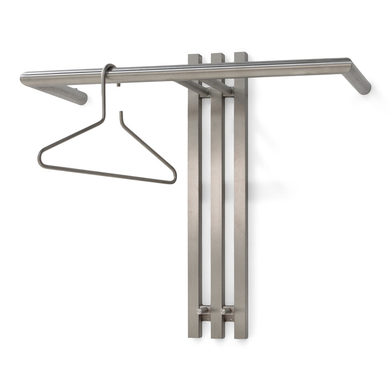 Kapstok SENZA 1 RVS 65x28x63.5cm Spinder Design-Kapstokken-Spinder