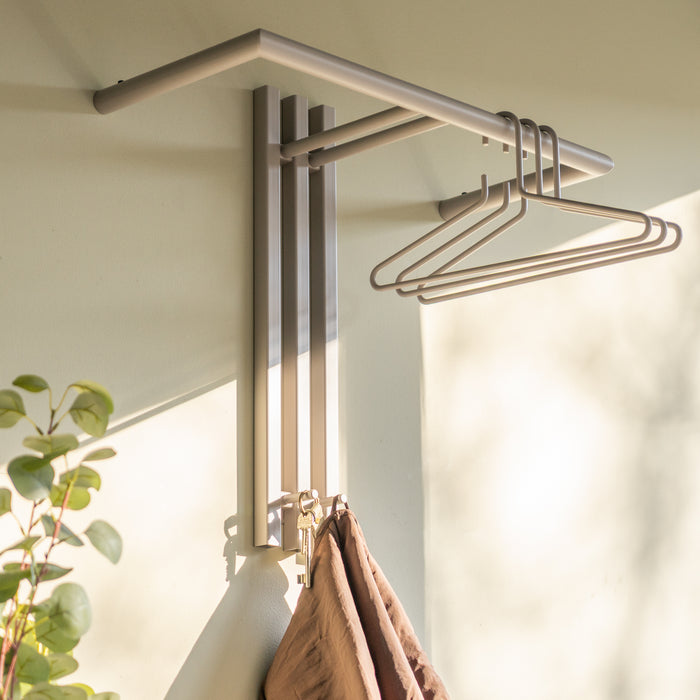 Kapstok SENZA 1 Silky Taupe 65x28x63.5cm Spinder Design-Kapstokken-Spinder