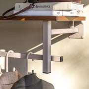 Kapstok SIMPLON Silky Taupe Walnut 76x29x23cm Spinder Design-Kapstokken-Spinder