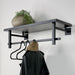 Kapstok SIMPLON Zwart 76x29x23cm Spinder Design-Kapstokken-Spinder