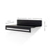 Kapstok SWAY 60 Zwart 60x30x18cm Spinder Design-Kapstokken-Spinder