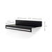 Kapstok SWAY 80 Zwart 78x30.3x18.1cm Spinder Design-Kapstokken-Spinder
