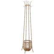 Kapstok Staand Met Mand Rotan Naturel 168 cm 33x33x167.5 cm-Kapstokken-J-Line