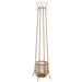 Kapstok Staand met mand rattan/metaal naturel-Kapstokken-J-Line